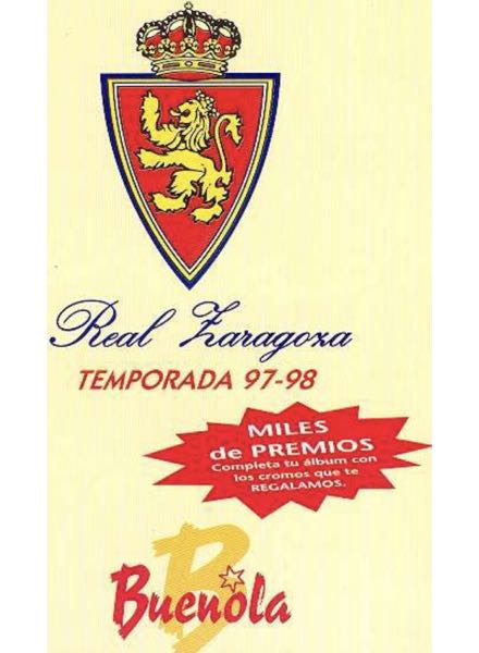 Colección Real Zaragoza 97-98 de Pipas Buenola en ACABARAMOS.COM