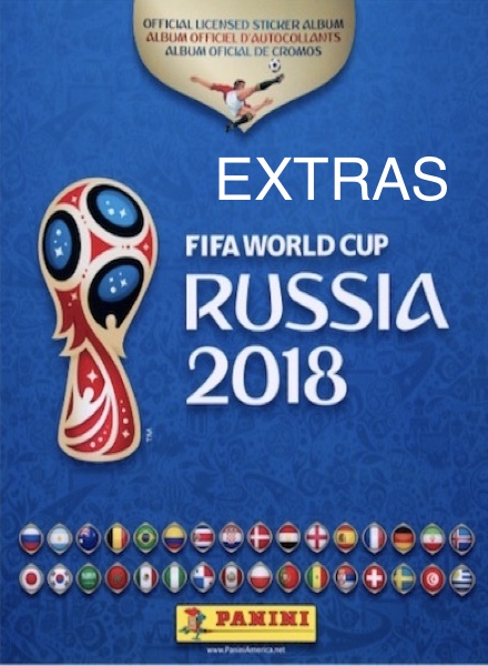 Colección FIFA World Cup Russia 2018 EXTRAS de Panini en ACABARAMOS.COM