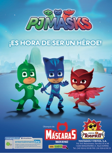 Colección PJMASK de Tosfrit en ACABARAMOS.COM