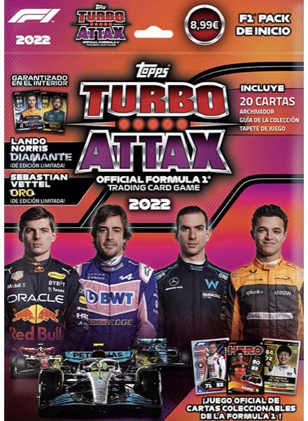 Colección Formula 1 Turbo Attax 2022 de TOPPS en ACABARAMOS.COM