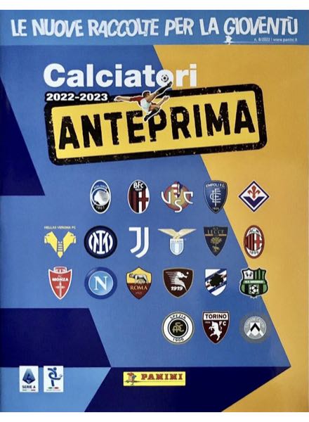 Colección Calciatori 2022-2023 Anteprima de Panini en ACABARAMOS.COM