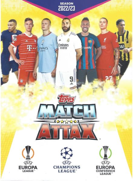 Colección UEFA Champions League & Europa League 2022-23. Match Attax de TOPPS en ACABARAMOS.COM