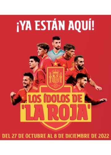 Colección Los ídolos de la Roja. Cracks del mundial de Carrefour España en ACABARAMOS.COM