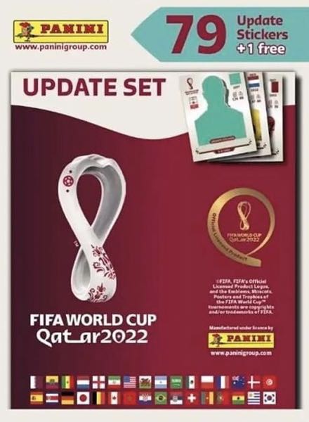 Colección FIFA World Cup Qatar 2022. Set Actualización de Panini en ACABARAMOS.COM