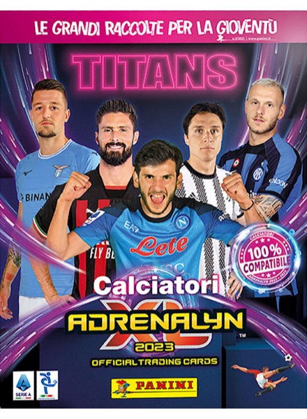 Colección Calciatori Adrenalyn XL Titans 2023 de Panini en ACABARAMOS.COM