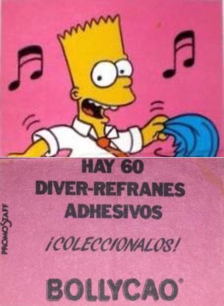 Colección Simpsons Diver Refranes Bollycao de Bollycao en ACABARAMOS.COM