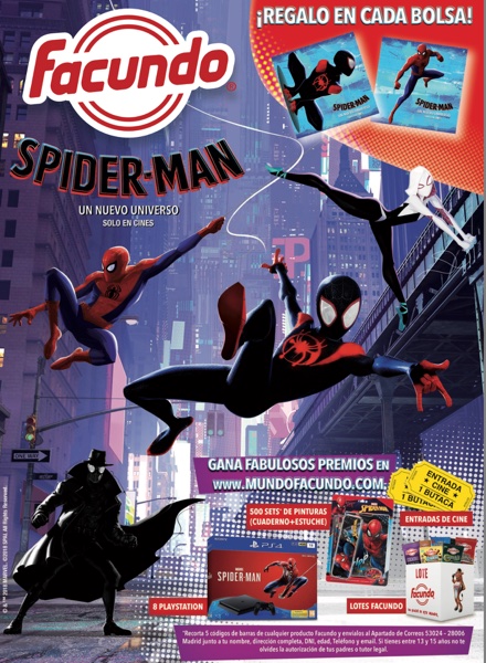 Colección SPIDER-MAN Un Nuevo Universo. Facundo de Facundo en ACABARAMOS.COM