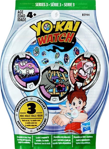 Colección Medallas Yo-Kai Serie 3 de Hasbro en ACABARAMOS.COM