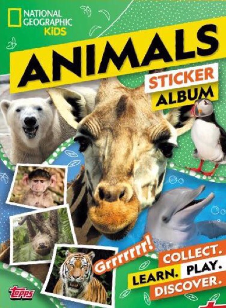 Colección Animales National Geografic Stickers de TOPPS en ACABARAMOS.COM