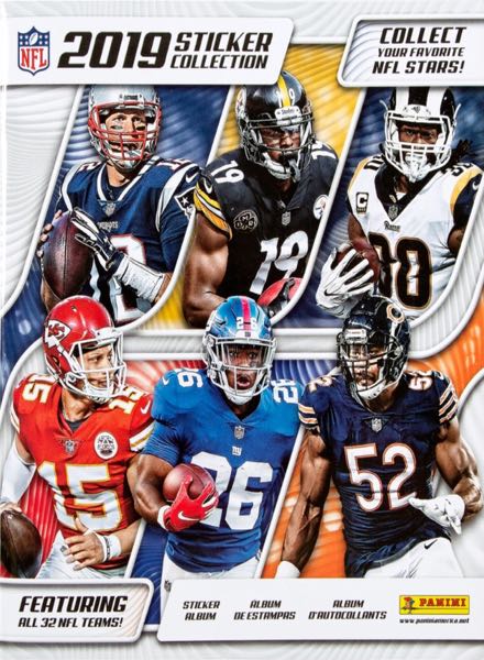 Colección NFL Sticker Collection 2019 de Panini en ACABARAMOS.COM