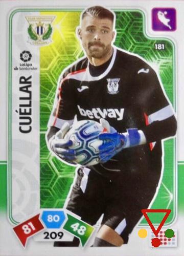 181 Cuéllar de la colección Adrenalyn XL Liga Santander 2019-20 en ACABARAMOS.COM
