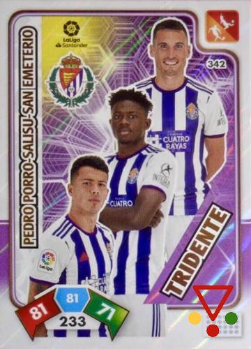 342 Pedro Porro/Salisu/San Emeterio de la colección Adrenalyn XL Liga Santander 2019-20 en ACABARAMOS.COM