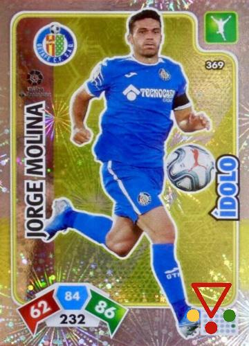369 Jorge Molina de la colección Adrenalyn XL Liga Santander 2019-20 en ACABARAMOS.COM