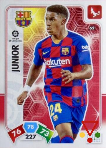 62 Junior de la colección Adrenalyn XL Liga Santander 2019-20 en ACABARAMOS.COM