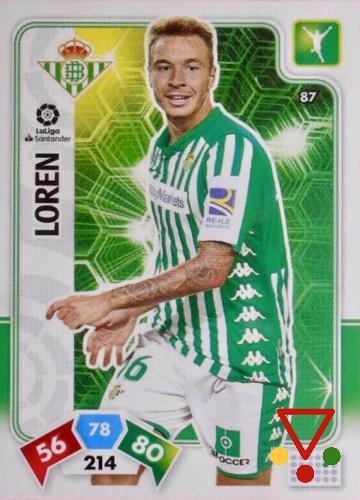 87 Loren de la colección Adrenalyn XL Liga Santander 2019-20 en ACABARAMOS.COM