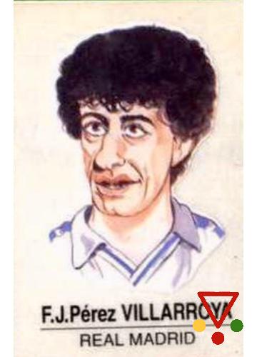 19 Villarroya de la colección Caricaturas de Futbolistas Famosos en ACABARAMOS.COM