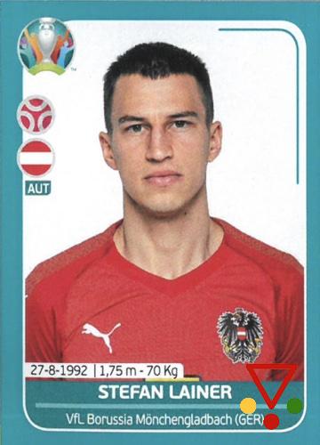 AUT13 Stefan Lainer de la colección UEFA Euro 2020 Official Preview en ACABARAMOS.COM