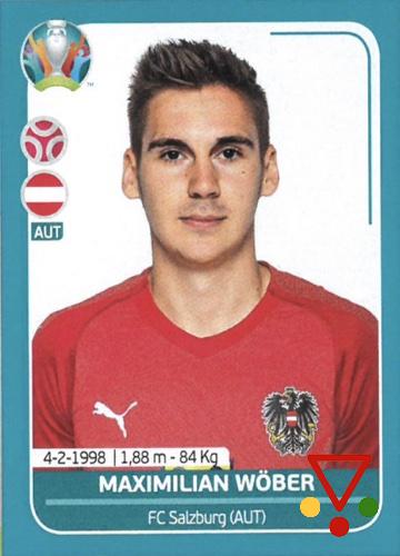 AUT16 Maximilian Wöber de la colección UEFA Euro 2020 Official Preview en ACABARAMOS.COM