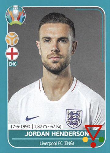 ENG18 Jordan Henderson de la colección UEFA Euro 2020 Official Preview en ACABARAMOS.COM