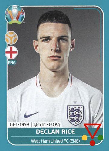 ENG20 Declan Rice de la colección UEFA Euro 2020 Official Preview en ACABARAMOS.COM