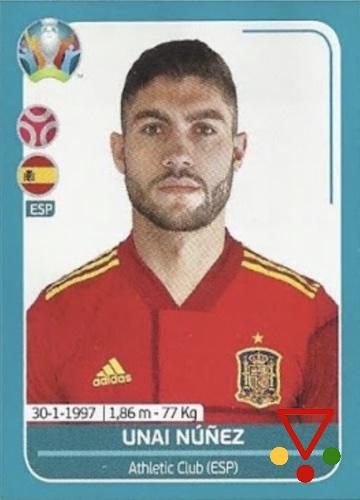 ESP-A2 Unai Núñez de la colección UEFA Euro 2020 Official Preview en ACABARAMOS.COM