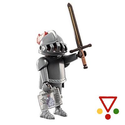 10 Caballero con armadura de la colección Playmobil Figuras 70288 Scooby-Doo Mystery Serie 1 en ACABARAMOS.COM