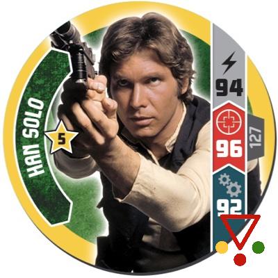 127 Han Solo de la colección Star Wars. Flipz en ACABARAMOS.COM