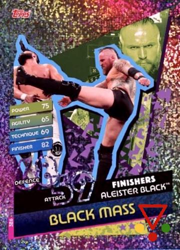 326 Black Mass de la colección WWE Slam Attax Reloaded en ACABARAMOS.COM