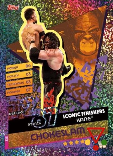 335 Chokeslam de la colección WWE Slam Attax Reloaded en ACABARAMOS.COM