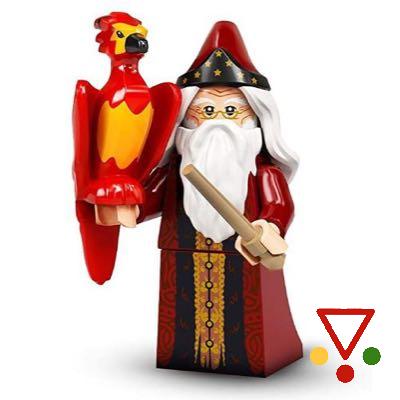 2 Albus Dumbledore de la colección Minifiguras LEGO Harry Potter. Serie 2 en ACABARAMOS.COM