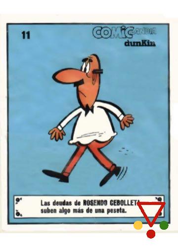 11 Rosendo Cebolleta de la colección ComicLandia. Famosos de la Historieta. Gallina Blanca en ACABARAMOS.COM