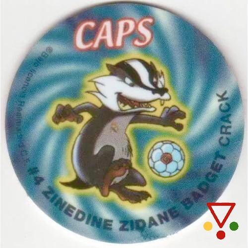 64 Zinedine Zidane de la colección Real Madrid Club de Fútbol Caps en ACABARAMOS.COM