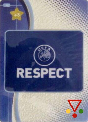 4 UEFA Respect de la colección UEFA Champions League 2008-09. Trading Cards Game en ACABARAMOS.COM