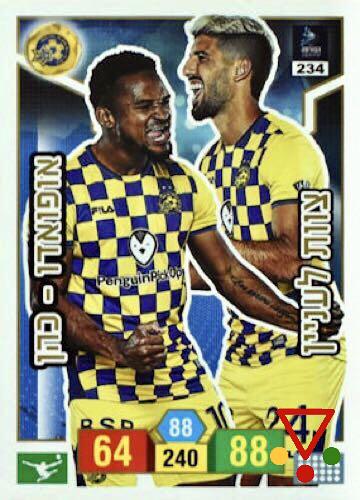 234 Chiko Ofoedu / Yonatan Cohen de la colección Israel Premier League 2019-2020. Adrenalyn XL en ACABARAMOS.COM