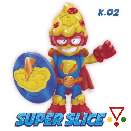 K02 Super Slice (Pizza) de la colección SuperThings Serie 8. Kazoom Kids en ACABARAMOS.COM