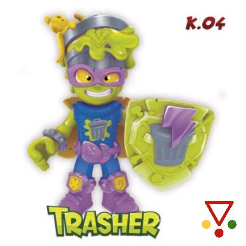 K04 Trasher (Basura) de la colección SuperThings Serie 8. Kazoom Kids en ACABARAMOS.COM