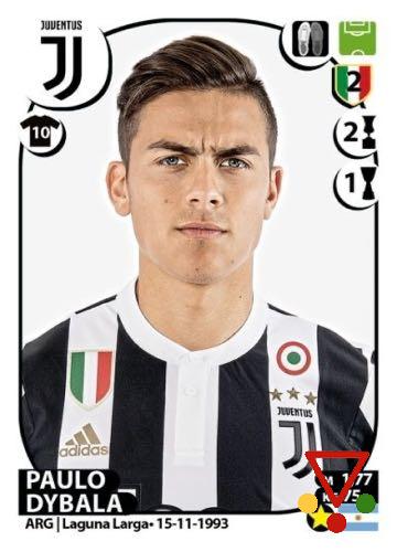 306 Paulo Dybala de la colección Calciatori 2017-2018 en ACABARAMOS.COM