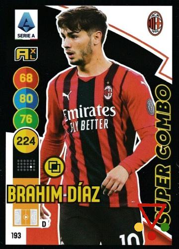 193 Brahim Diaz de la colección Calciatori Adrenalyn XL 2021-22 en ACABARAMOS.COM
