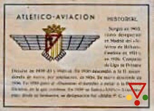 H Historial de la colección Cromos Deporte e Instruccion. Atlético Aviación en ACABARAMOS.COM