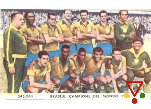 243-244 Campione del Mondo 1958 de la colección Calcio Mondiale 1962 en ACABARAMOS.COM