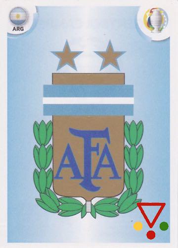 1 Emblema de la colección Conmebol Copa América 2021 Argentina Campeon en ACABARAMOS.COM
