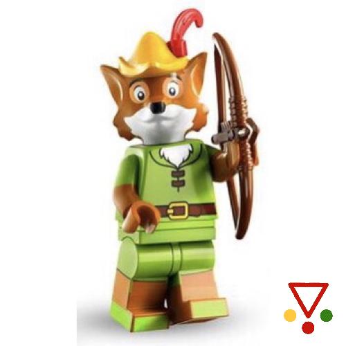 11 Robin Hood de la colección Minifiguras LEGO Disney 100 años (71038) en ACABARAMOS.COM