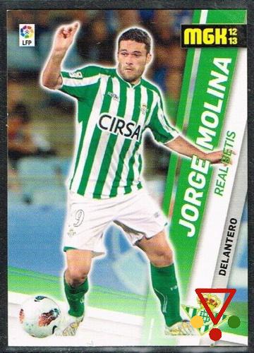 70 Jorge Molina de la colección MEGACRACKS 2012-13 en ACABARAMOS.COM