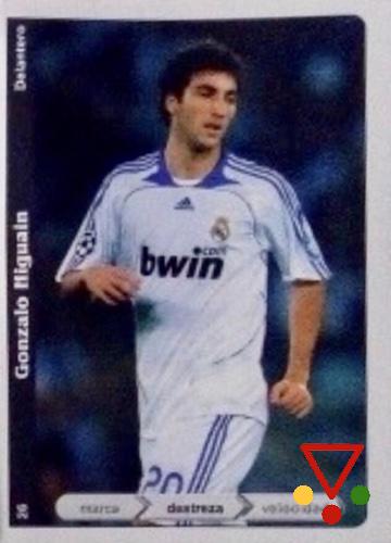 EX26 Gonzalo Higuain de la colección FutbolMania 08 09 en ACABARAMOS.COM