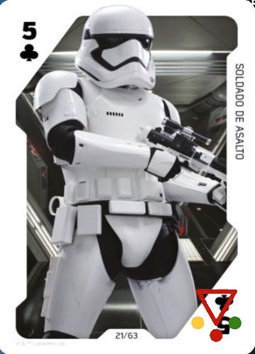21 Soldado de Asalto de la colección Star Wars. Juego de cartas en ACABARAMOS.COM