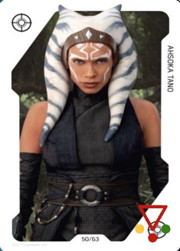 50 Ahsoka Tano de la colección Star Wars. Juego de cartas en ACABARAMOS.COM