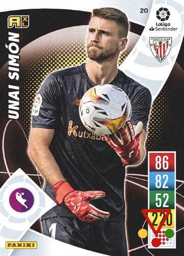 20 Unai Simón de la colección Adrenalyn XL Liga Santander 2021-22 en ACABARAMOS.COM