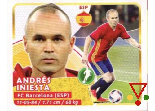 122 Iniesta de la colección Copa Mundial Russia 2018 en ACABARAMOS.COM