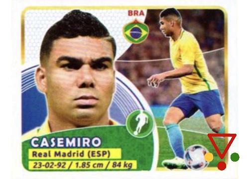 311 Casemiro de la colección Copa Mundial Russia 2018 en ACABARAMOS.COM