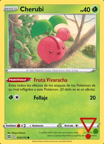 12 Cherubi de la colección Pokemon Espada y Escudo 9. Astros Brillantes en ACABARAMOS.COM